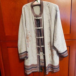 Chico's Design Beige, Brown, Pink Tunic 3 - XL